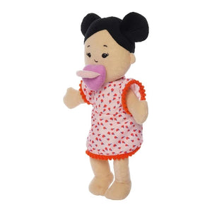 Wee Baby Stella Doll, Light Beige with Black Buns - Treasure Island Toys