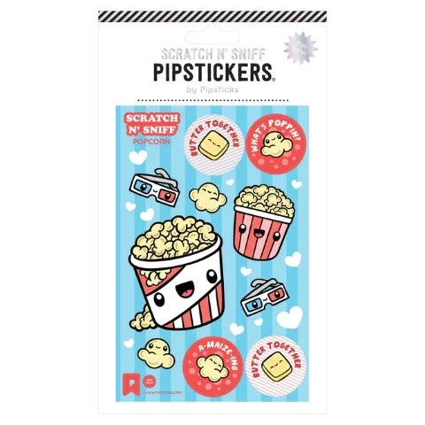 Pipsticks Scratch & Sniff Stickers Butter Me Up - Treasure Island Toys