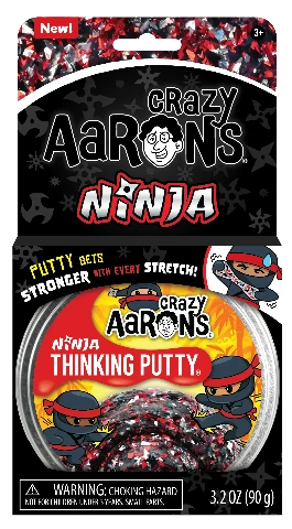 Crazy Aaron's Thinking Putty Trendsetters - Ninja Angry Putty - Treasure Island Toys