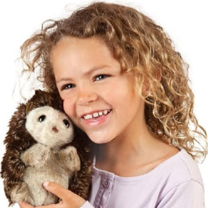 Folkmanis Puppet - Hedgehog - Treasure Island Toys