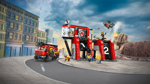 LEGO City Fire Station with Fire Truck - Treasure Island Toys