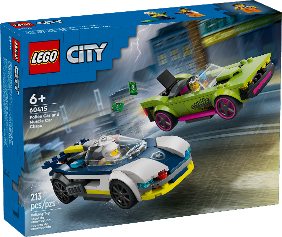 LEGO City Police Car and Muscle Car Chase - Treasure Island Toys