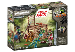 Playmobil Starter Pack Dinos Triceratops Release Team - Treasure Island Toys