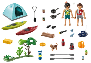 Playmobil Family Fun Campsite with Campfire - Treasure Island Toys