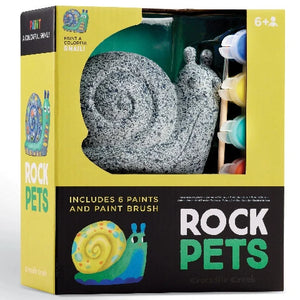 Crocodile Creek Art Rock Pets Snail - Treasure Island Toys