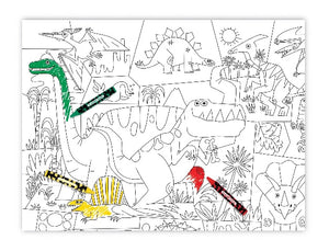 Crocodile Creek Art Colouring Poster Set - Treasure Island Toys