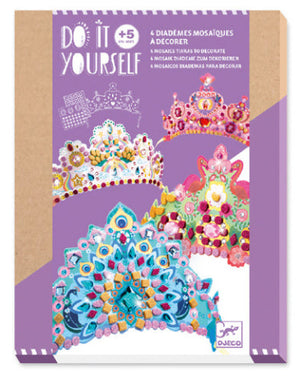 Djeco Art Kit - DIY Princess Tiara Mosaics - Treasure Island Toys