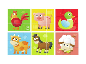 Hape Puzzle Blocks Farm Animals - Treasure Island Toys