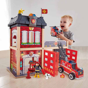 Hape Pretend Fire Station - Treasure Island Toys
