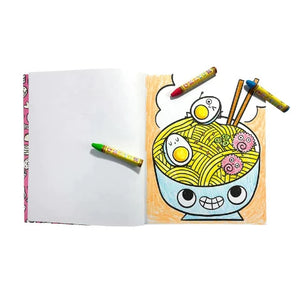 Ooly Color-In' Book Happy Snacks - Treasure Island Toys