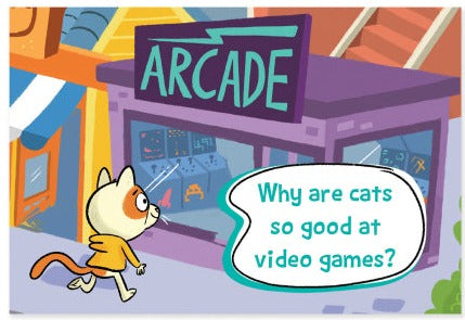 Greeting Card Enclosure - Cat Arcade - Treasure Island Toys