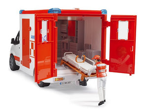 Bruder MB Sprinter Ambulance with Driver - Treasure Island Toys