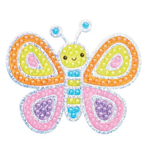 Creativity for Kids Bubble Gems Super Sticker Butterfly - Treasure Island Toys