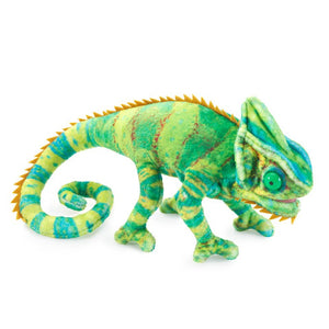 Folkmanis Finger Puppet - Chameleon - Treasure Island Toys