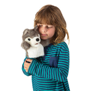 Folkmanis Puppet - Little Wolf - Treasure Island Toys