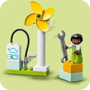 LEGO Duplo Town Wind Turbine & Electric Car - Treasure Island Toys