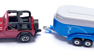 Siku Jeep with Horse Trailer - Treasure Island Toys