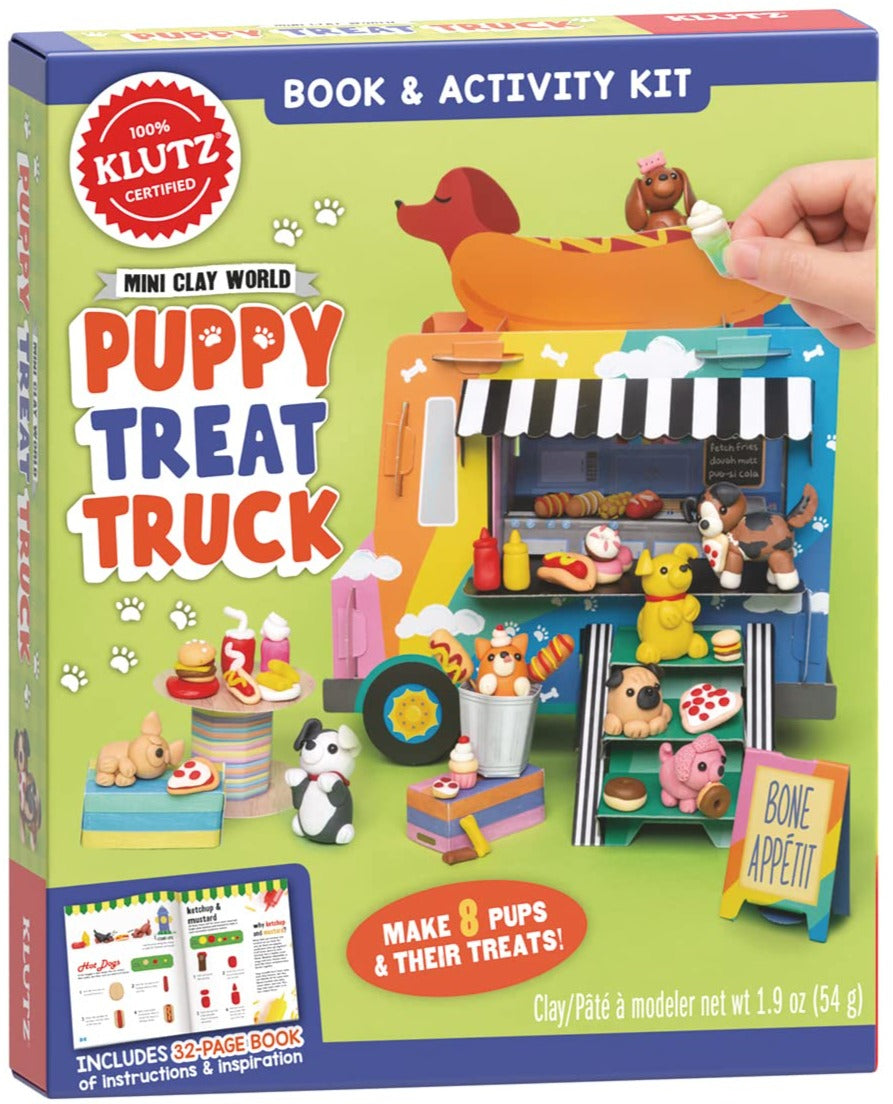 Klutz Mini Clay World:  Puppy Treat Truck - Treasure Island Toys
