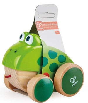 Hape Toddler Pull Along Frog - Treasure Island Toys