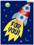 Greeting Card Enclosure - Space Rocket - Treasure Island Toys