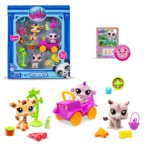 Littlest Pet Shop 3 Pet Safari Play Pack - Treasure Island Toys