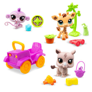 Littlest Pet Shop 3 Pet Safari Play Pack - Treasure Island Toys