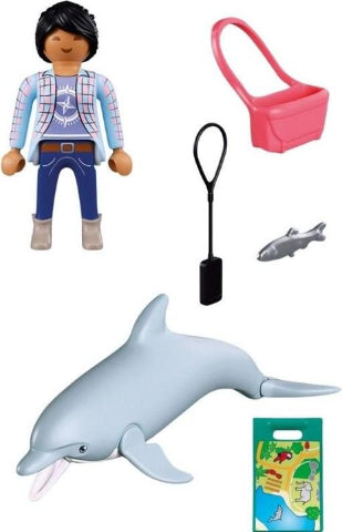 Playmobil Zoo Dolphin and Zookeeper