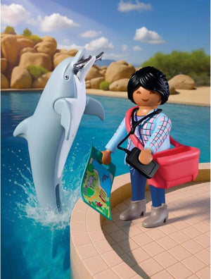 Playmobil Zoo Dolphin and Zookeeper