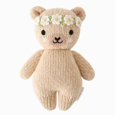 Cuddle + Kind Baby Honey Bear Ivory Floral