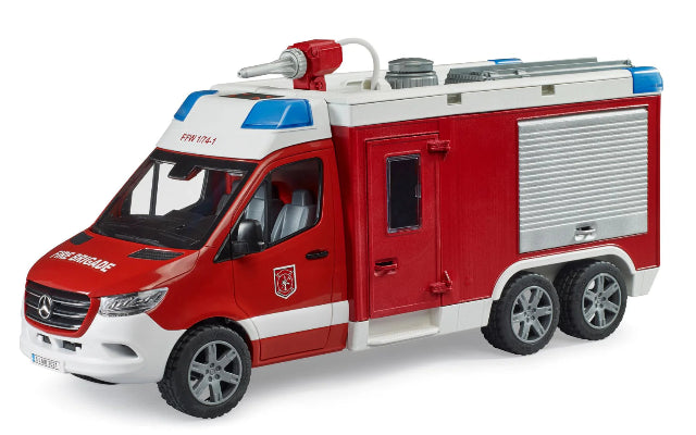 Bruder MB Sprinter Fire Engine with Lights & Sound Module - Treasure Island Toys