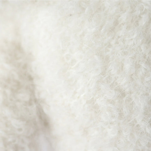 Cuddle + Kind Baby Bouclé Bear, Ivory - Treasure Island Toys