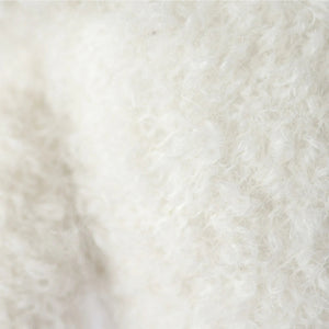 Cuddle + Kind Baby Bouclé Bear, Ivory - Treasure Island Toys