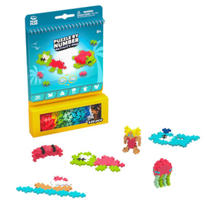 Plus-Plus Puzzle-by-Number Activity Pad - Ocean - Treasure Island Toys