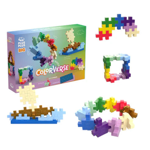 Plus-Plus Big Learn to Build Colorverse - Treasure Island Toys