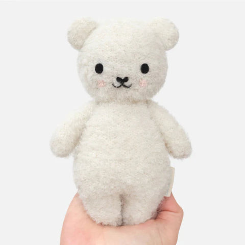 Cuddle + Kind Baby Bouclé Bear, Ivory - Treasure Island Toys