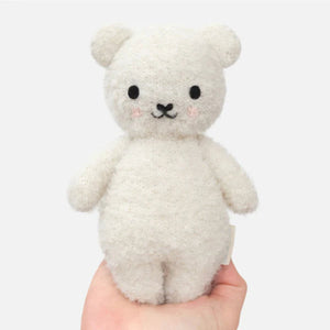 Cuddle + Kind Baby Bouclé Bear, Ivory - Treasure Island Toys