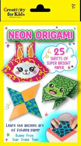 Creativity for Kids Mini Kit Neon Origami