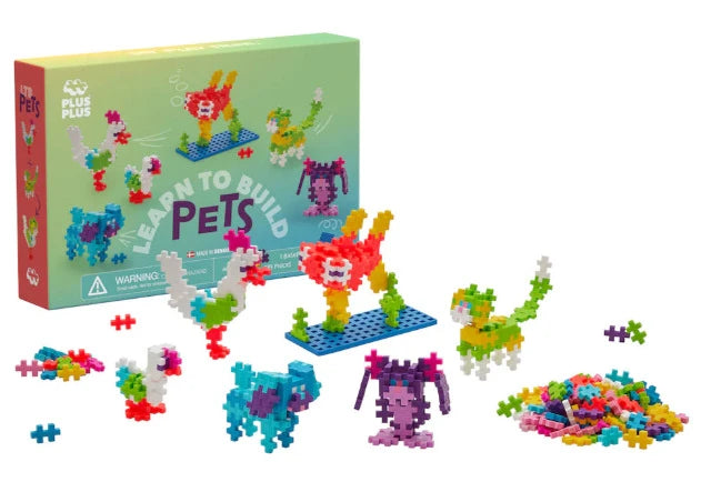 Plus-Plus Learn to Build Pets - Treasure Island Toys