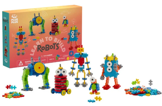 Plus-Plus Learn to Build Robots - Treasure Island Toys