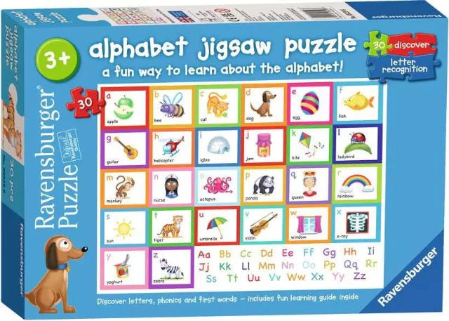 Ravensburger Puzzle 30 Piece, Alphabet - Treasure Island Toys