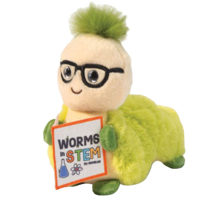 Douglas Cuddle Atom Bookworm - Treasure Island Toys