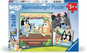 Ravensburger Puzzle 3 x 49 Piece, Bluey - Treasure Island Toys