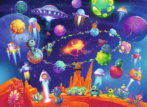 Ravensburger Puzzle 60 Piece, Space Aliens - Treasure Island Toys