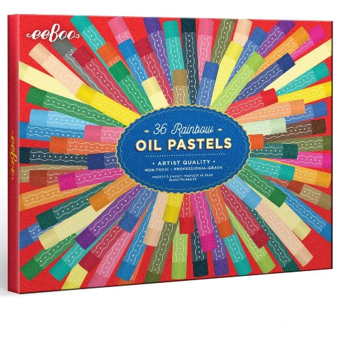 eeBoo Art Rainbow 36 Oil Pastels - Treasure Island Toys