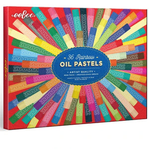 eeBoo Art Rainbow 36 Oil Pastels - Treasure Island Toys