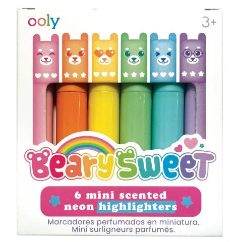Ooly Mini Beary Sweet Scented Highlighters - Treasure Island Toys