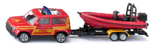 Siku Land Rover Defender with Boat - Treasure Island Toys