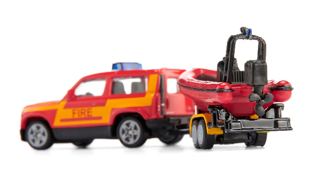 Siku Land Rover Defender with Boat - Treasure Island Toys