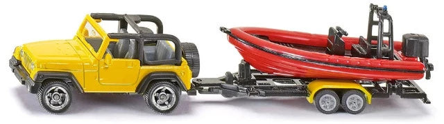 Siku Jeep with Boat - Treasure Island Toys