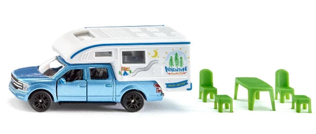 Siku Ford F50 Pick-up Camper - Treasure Island Toys